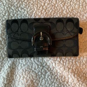 Black Coach wallet